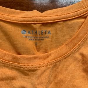 Athleta orange top
